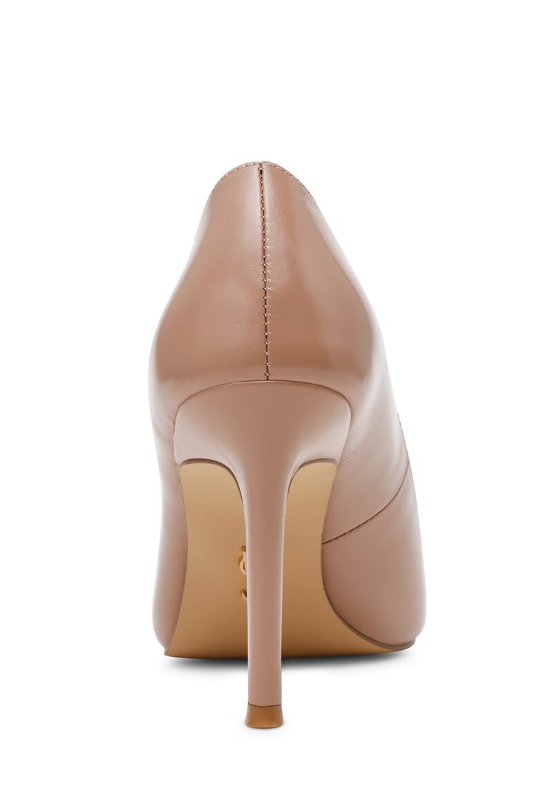 Steve Madden Кожени обувки с ток стилето Бежов