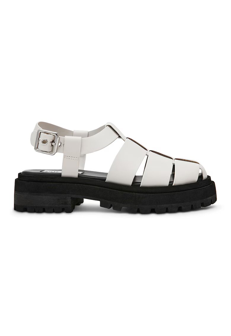 Steve Madden Кожени равни сандали с тока