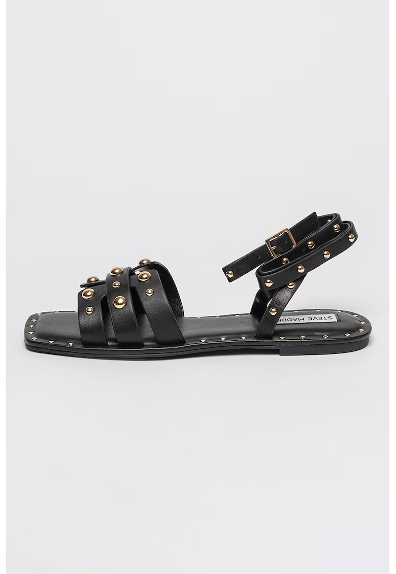Steve Madden Кожени сандали Trustee - Черен/Сребрист