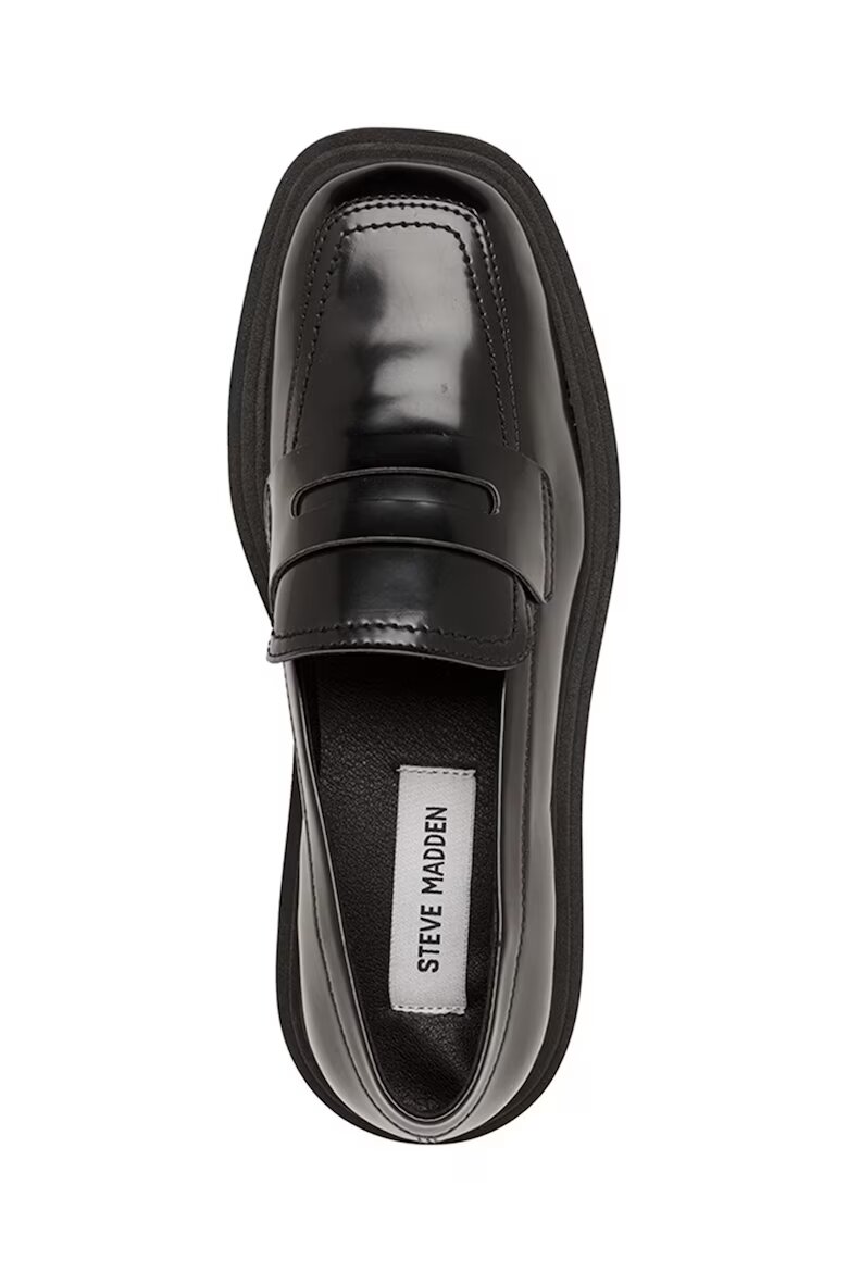 Steve Madden Мокасини от кожа и еко кожа Черен