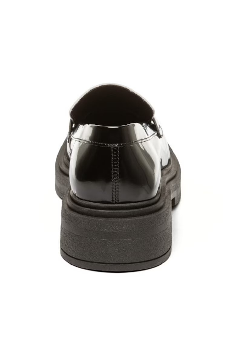 Steve Madden Мокасини от кожа и еко кожа Черен/Мръснобял