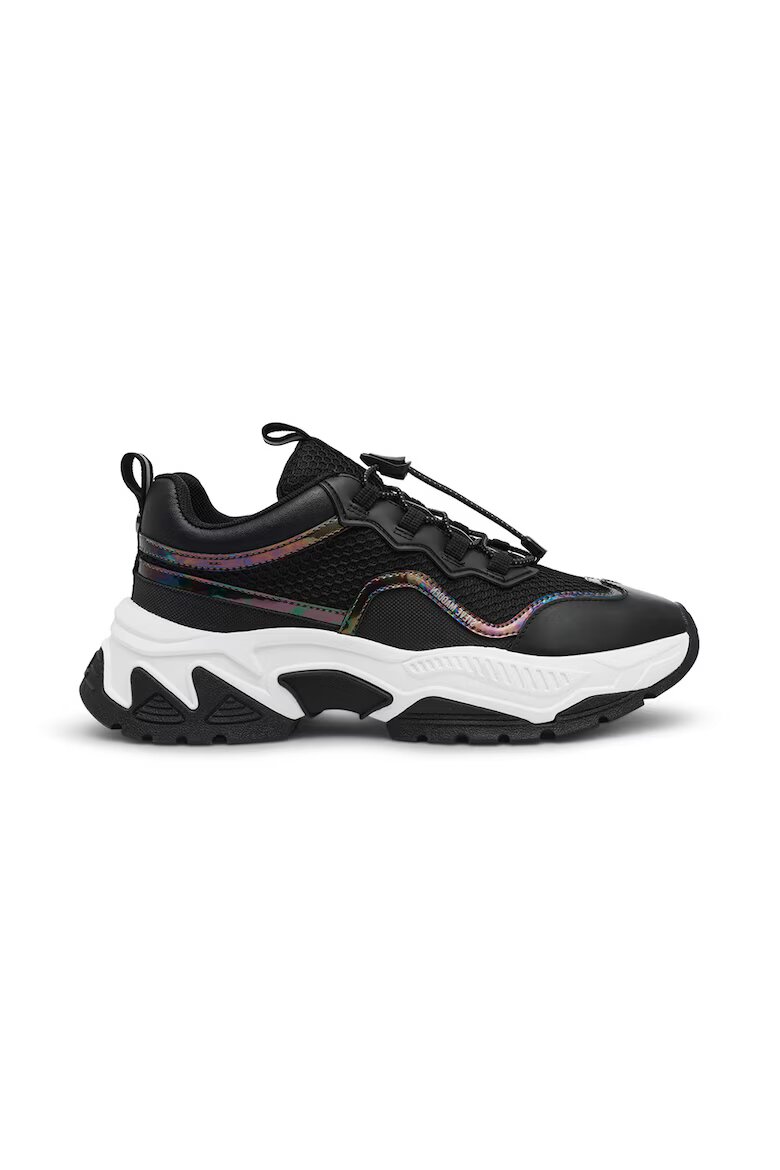 Steve Madden Мрежести спортни обувки с еко кожа Зелен/Черен/Син