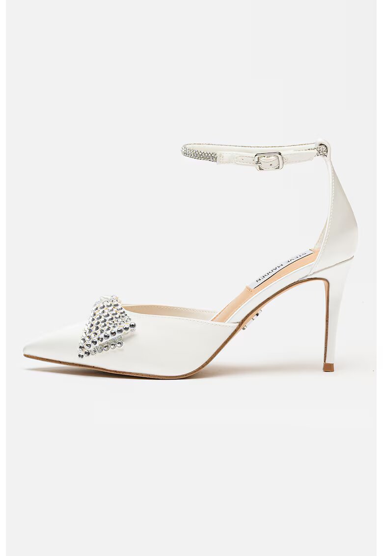Steve Madden Обувки Last Dance от еко кожа с класически ток - Сиво-кафяв/Сребрист