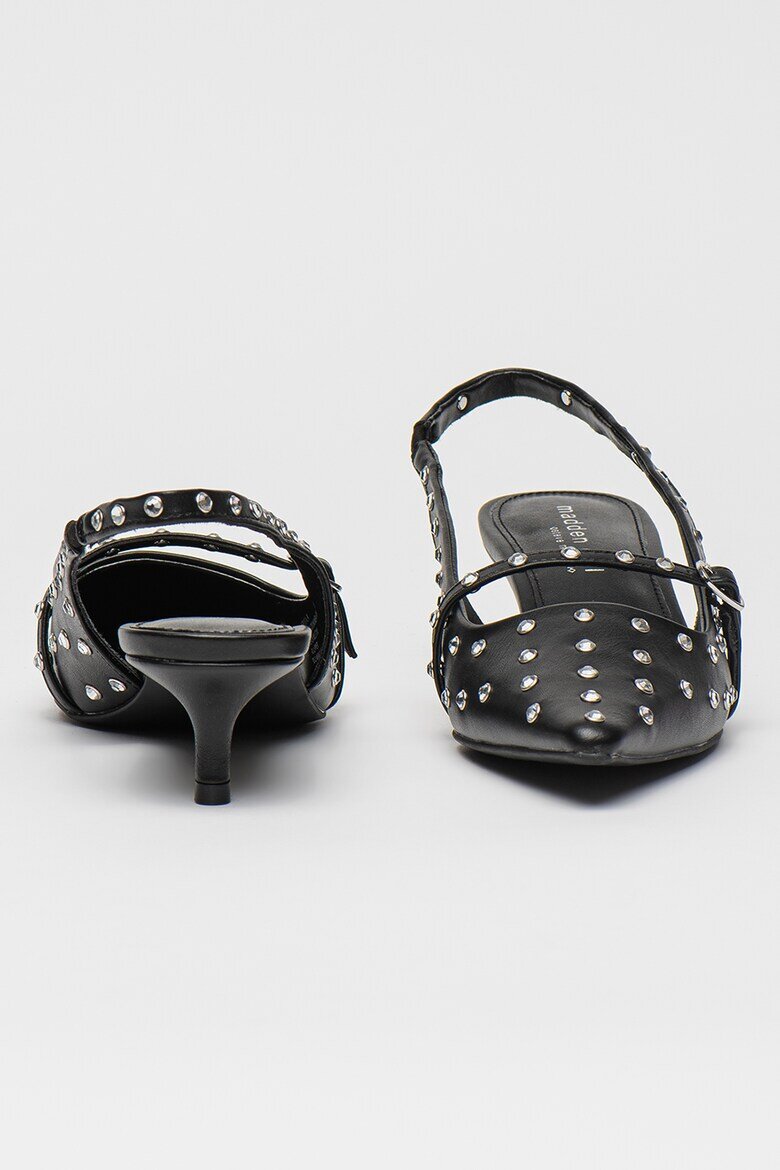 Steve Madden Обувки от еко кожа с декоративни камъни Черен