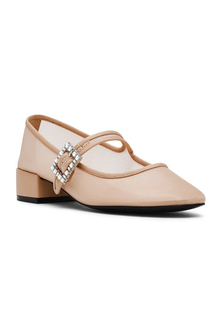 Steve Madden Обувки с масивен ток Светлокафяв