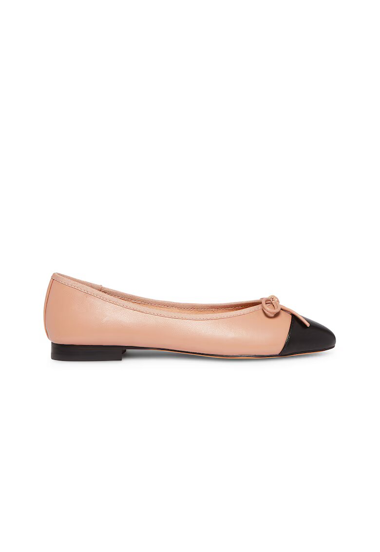 Steve Madden Пантофки Ellison с кожа и еко кожа - Черен/Светлокафяв