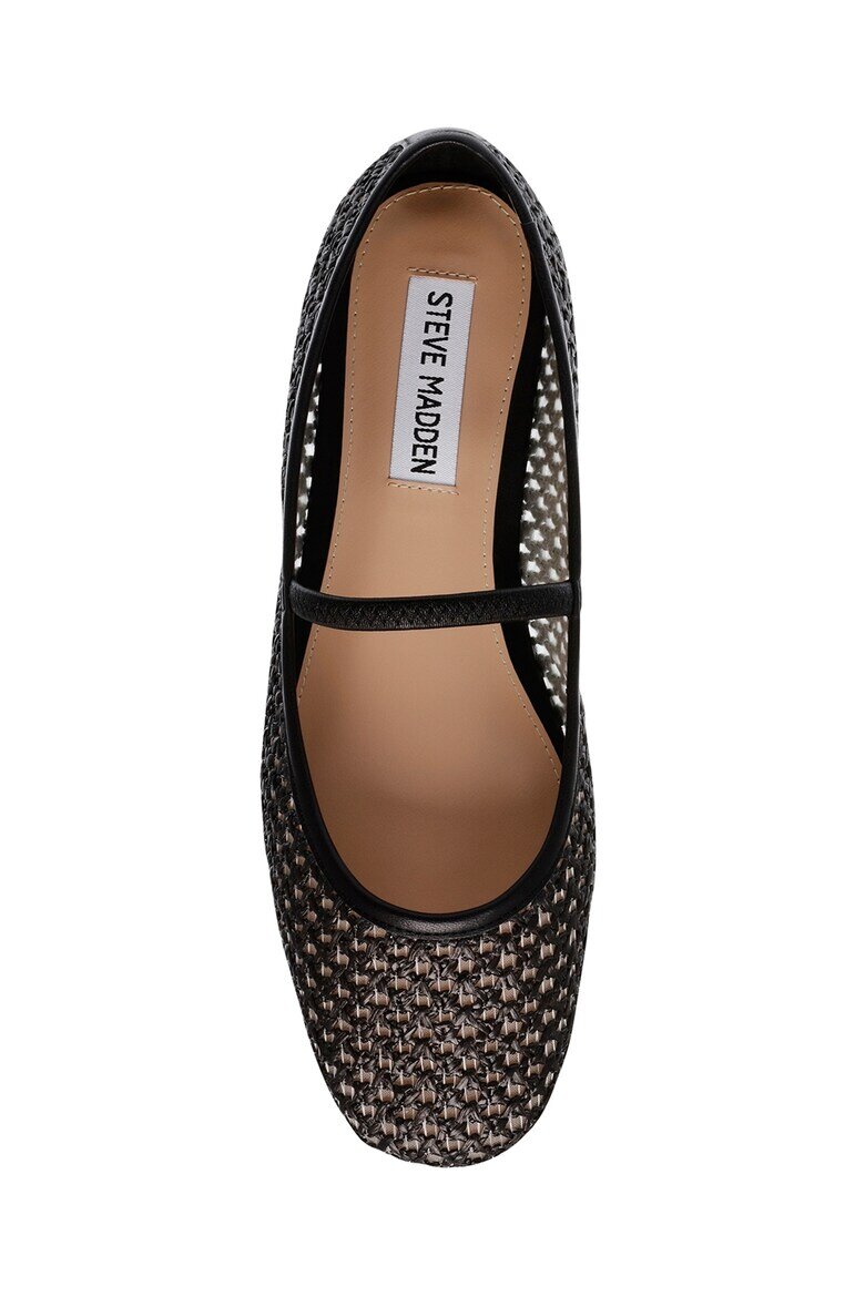 Steve Madden Пантофки от еко кожа Черен/Прозрачен