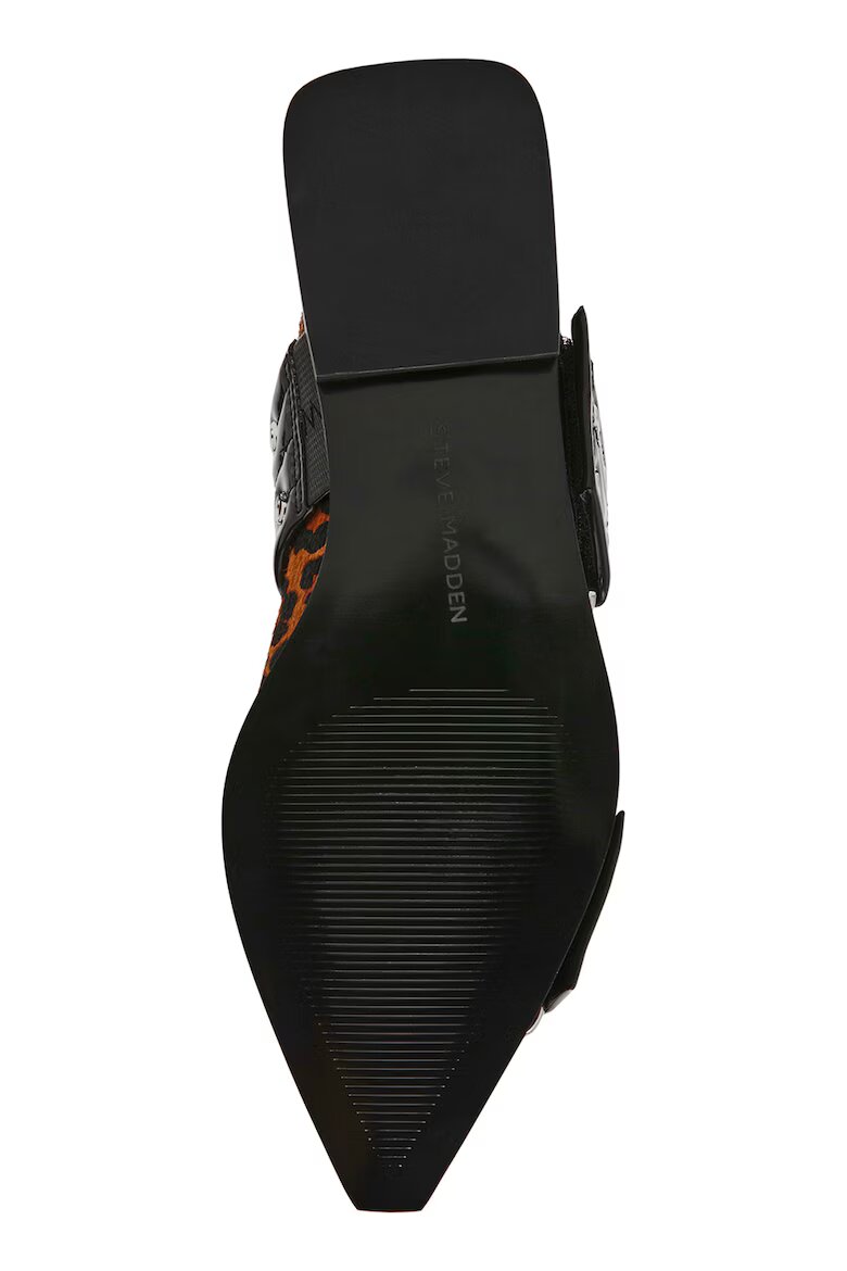 Steve Madden Пантофки от еко кожа с животинска шарка Черен/Кафяв