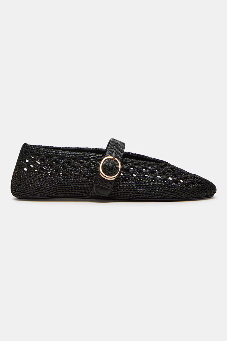 Steve Madden Пантофки със сплетен дизайн Черен