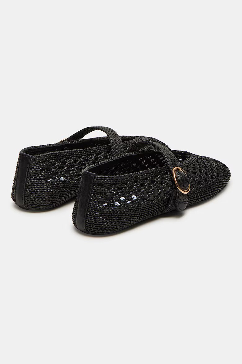 Steve Madden Пантофки със сплетен дизайн Черен
