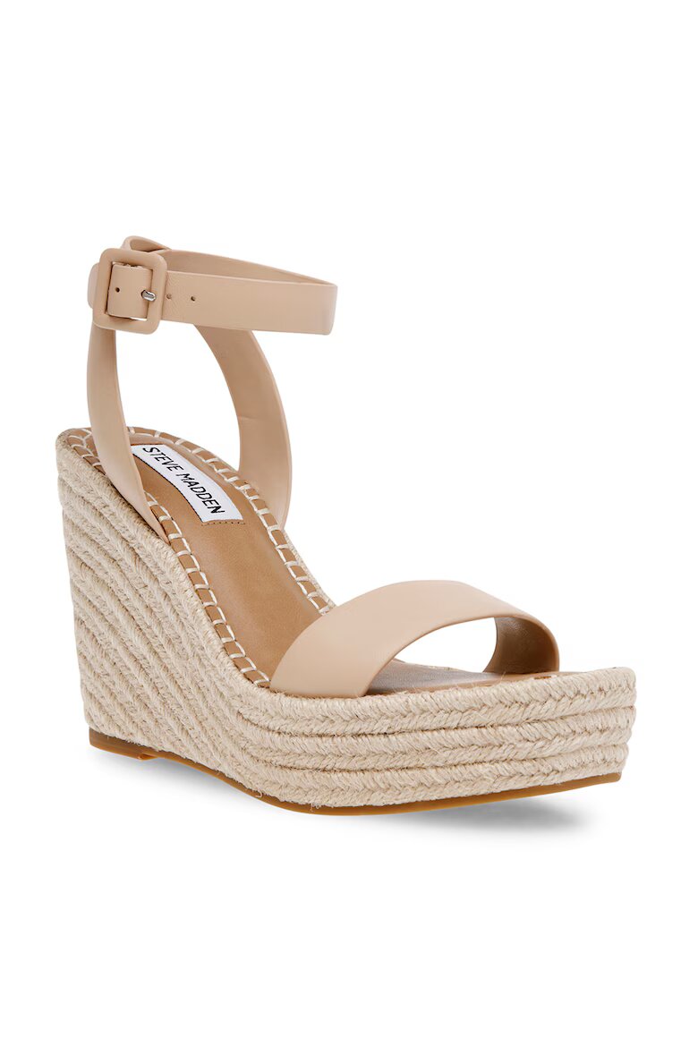 Steve Madden Полускосени сандали от еко кожа Бежов/Светлокафяв