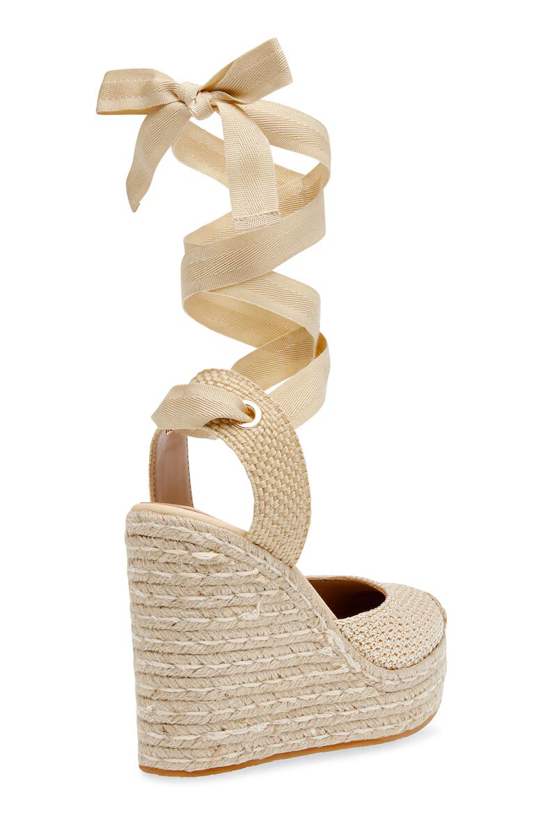 Steve Madden Полускосени сандали Светло бежово