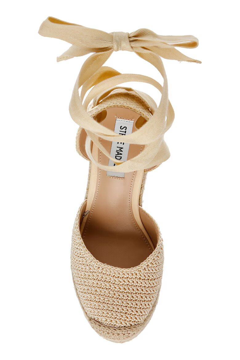 Steve Madden Полускосени сандали Светло бежово