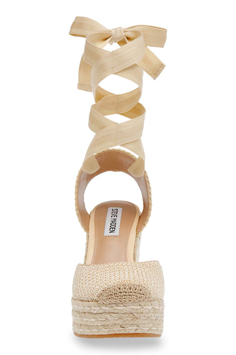 Steve Madden Полускосени сандали Светло бежово