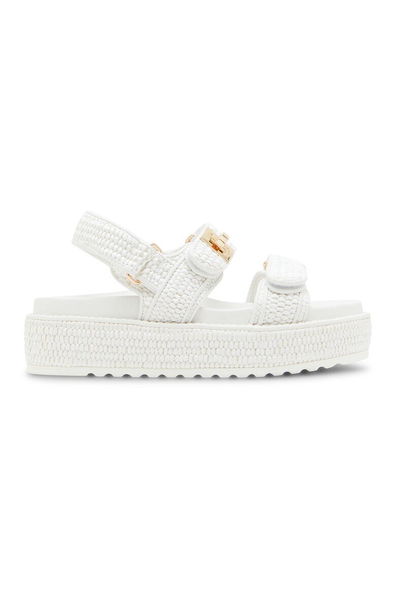 Steve Madden Сандали Bigmona с равна платформа и велкро Бял