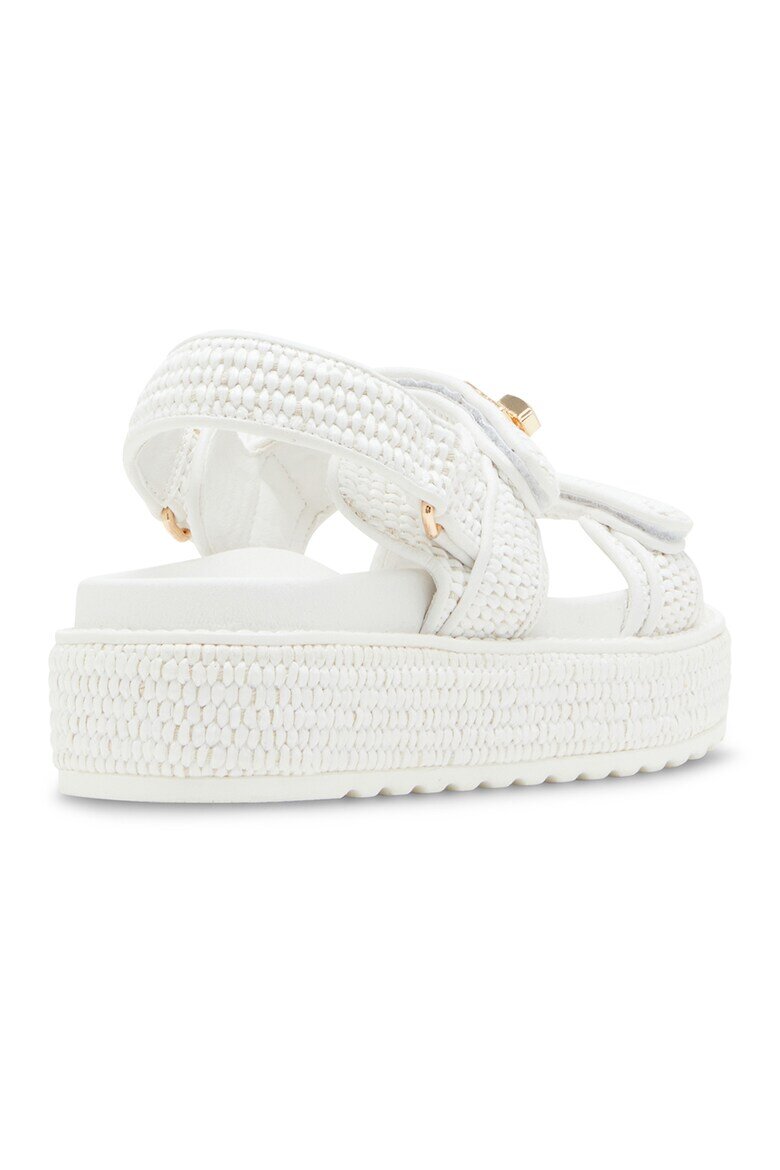 Steve Madden Сандали Bigmona с равна платформа и велкро Бял