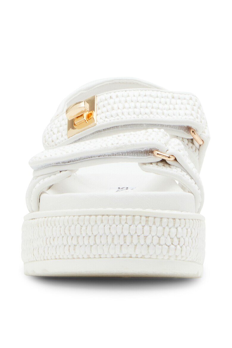 Steve Madden Сандали Bigmona с равна платформа и велкро Бял