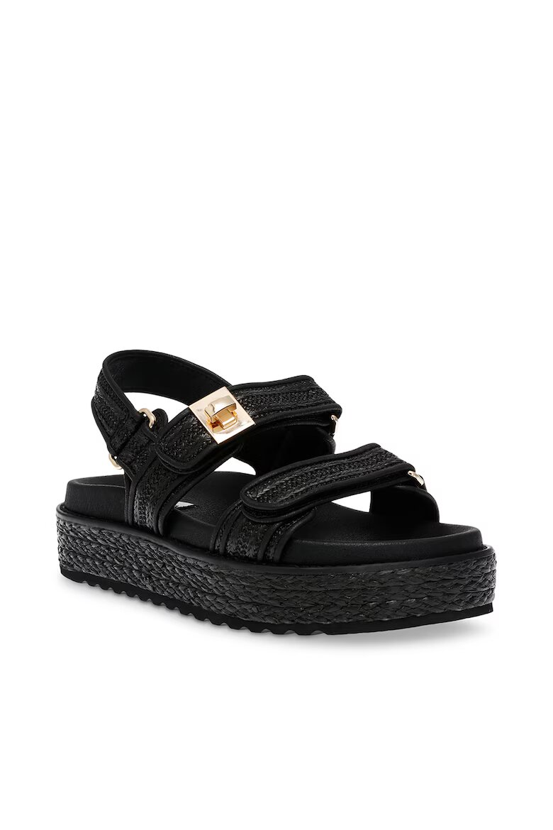 Steve Madden Сандали Bigmona с равна платформа и велкро Черен