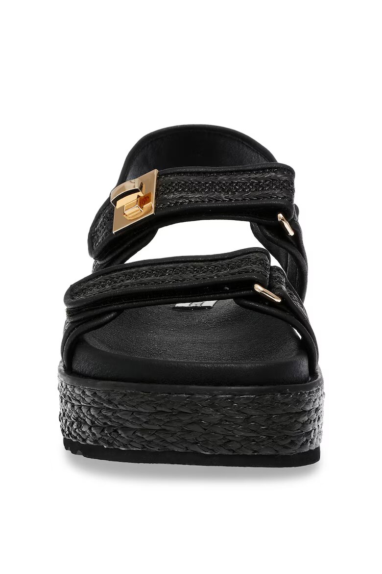 Steve Madden Сандали Bigmona с равна платформа и велкро Черен