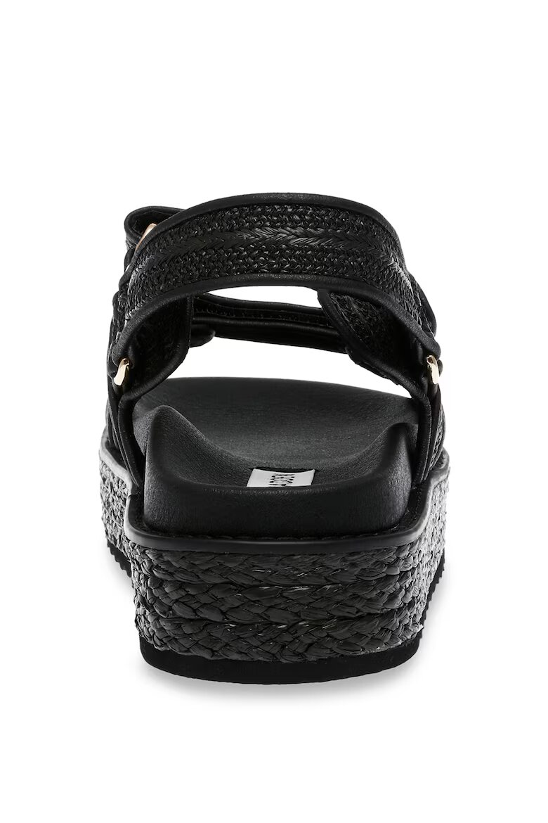 Steve Madden Сандали Bigmona с равна платформа и велкро Черен