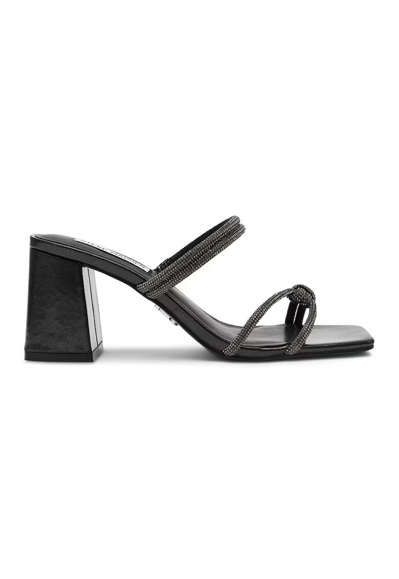 Steve Madden Сандали Catlyn с декоративни камъни - Избеляло черно -