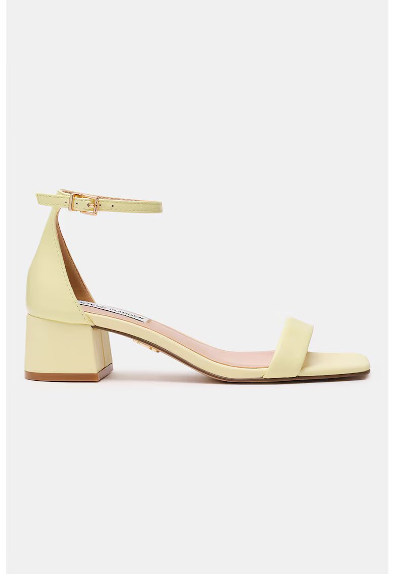 Steve Madden Сандали Gena с масивен ток - Бледожълт