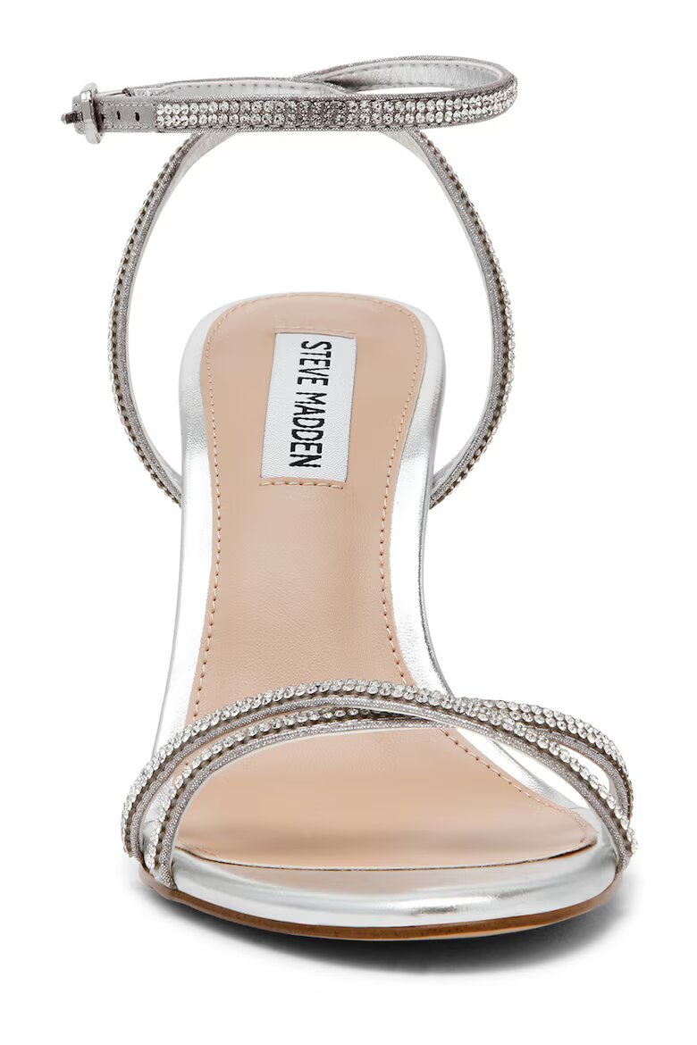 Steve Madden Сандали Jypsey с декоративни камъни Сребрист