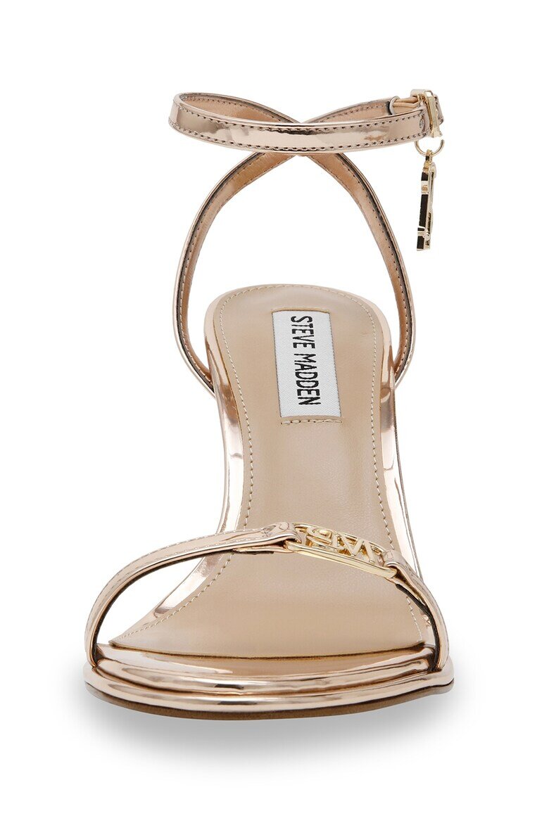 Steve Madden Сандали от еко кожа с ток Розово златисто