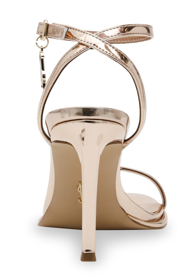 Steve Madden Сандали от еко кожа с ток Розово златисто