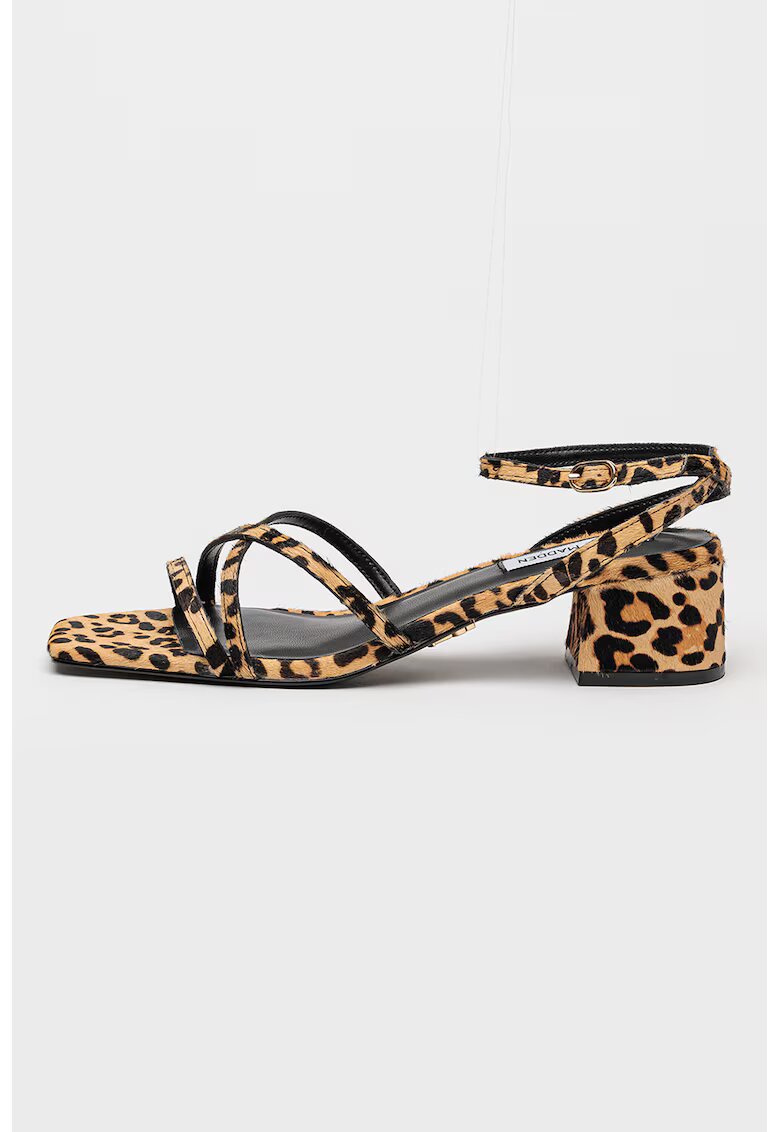 Steve Madden Сандали с масивен ток - Тъмнокафяв/Карамел