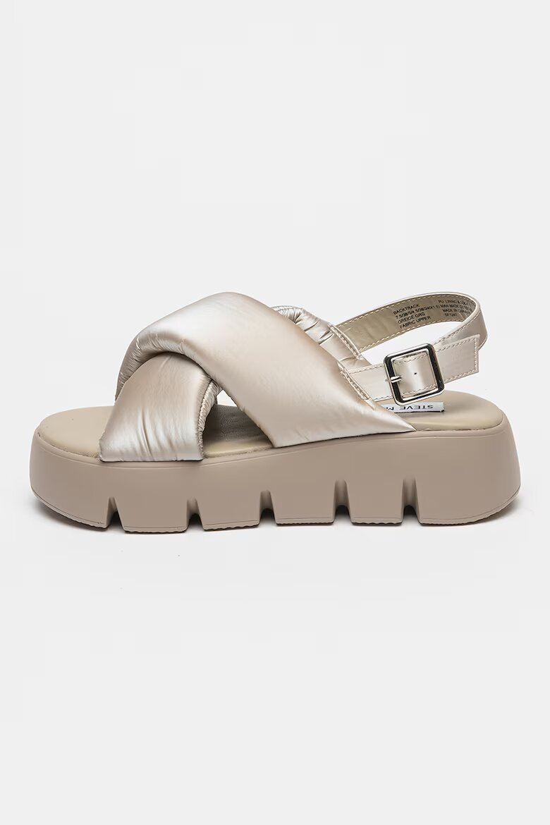 Steve Madden Сандали с равна платформа и тока Сив