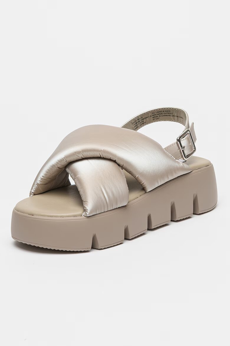 Steve Madden Сандали с равна платформа и тока Сив