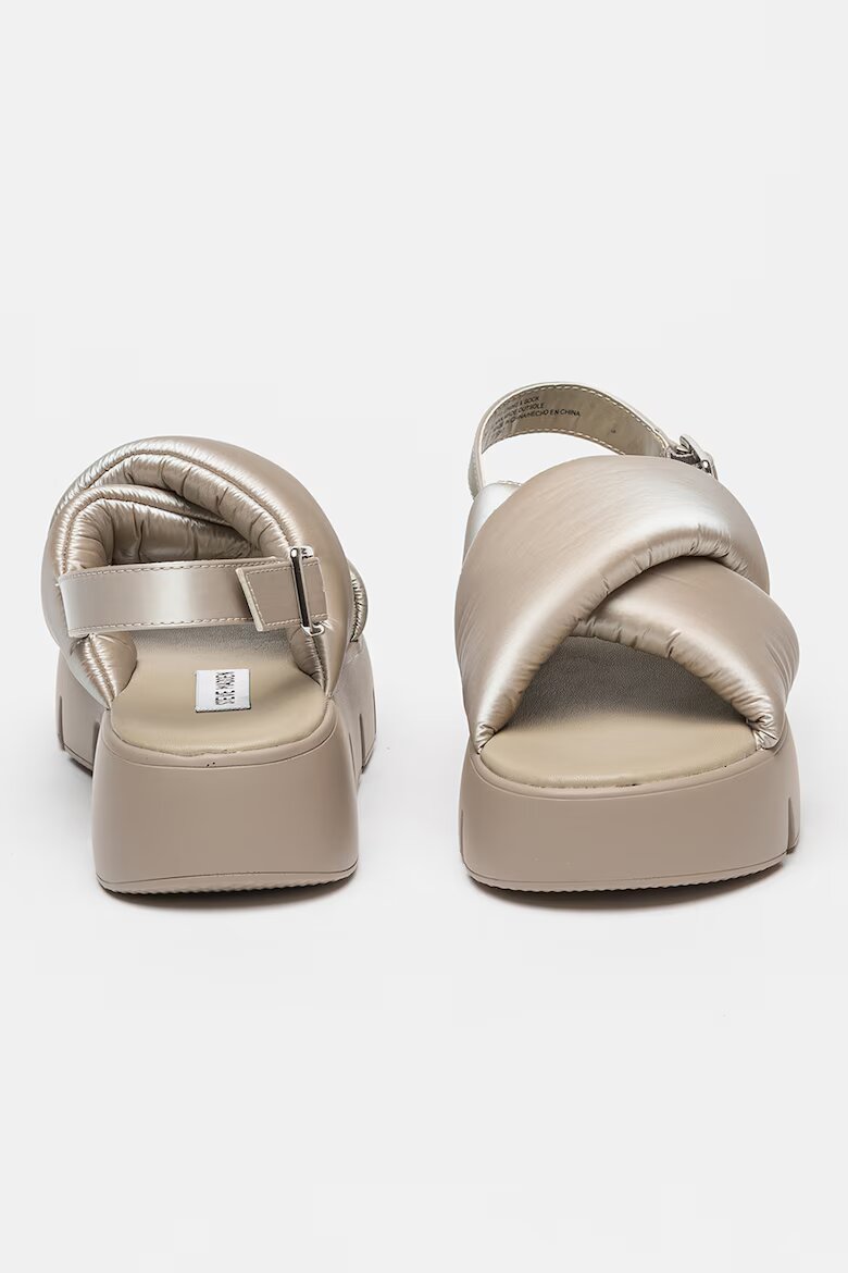 Steve Madden Сандали с равна платформа и тока Сив