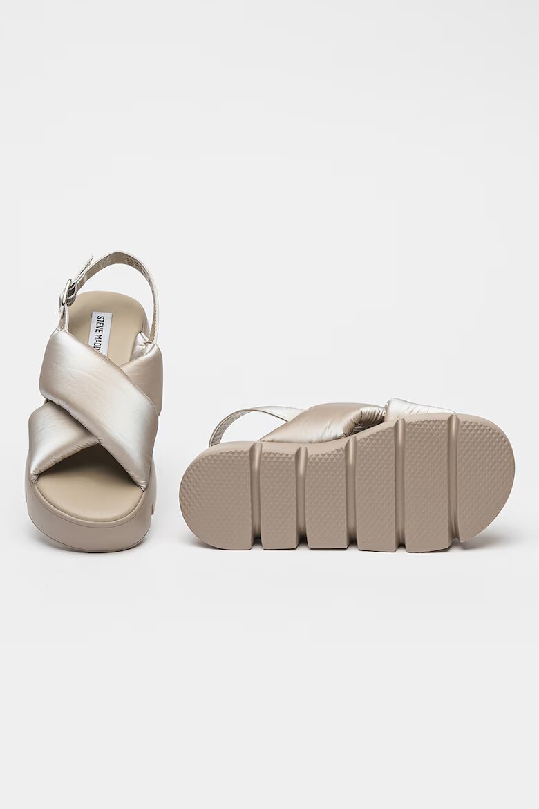 Steve Madden Сандали с равна платформа и тока Сив