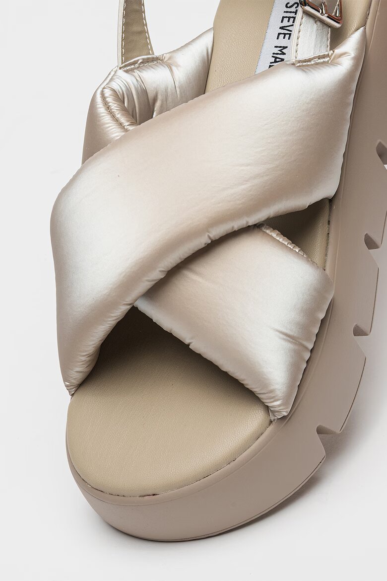 Steve Madden Сандали с равна платформа и тока Сив