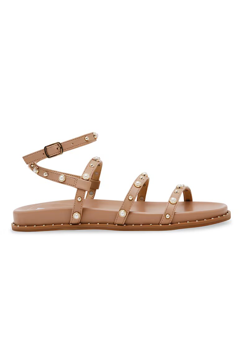 Steve Madden Сандали с тънки каишки Тъмнокафяв