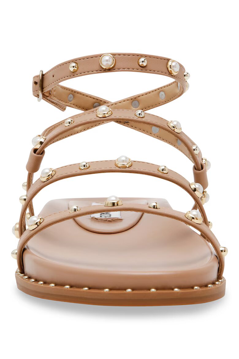 Steve Madden Сандали с тънки каишки Тъмнокафяв