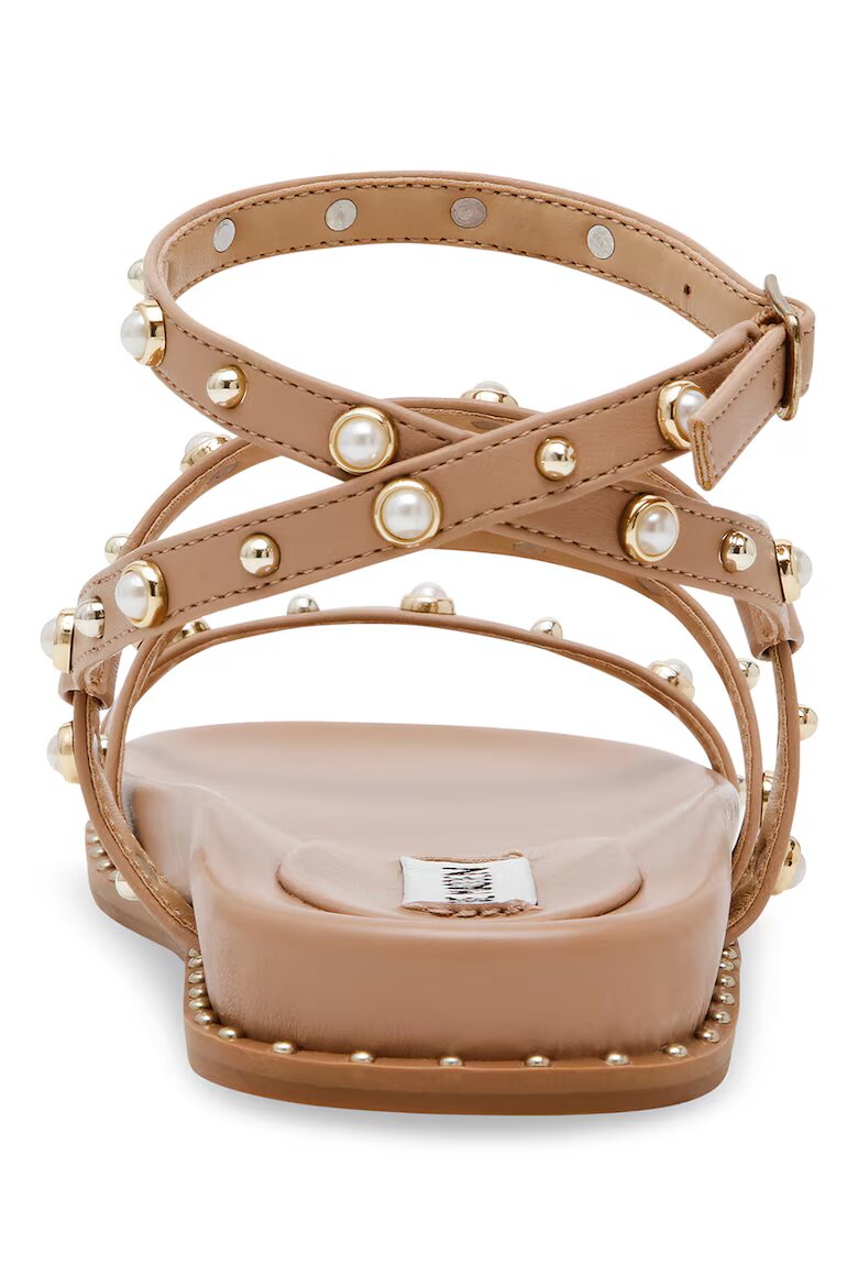 Steve Madden Сандали с тънки каишки Тъмнокафяв