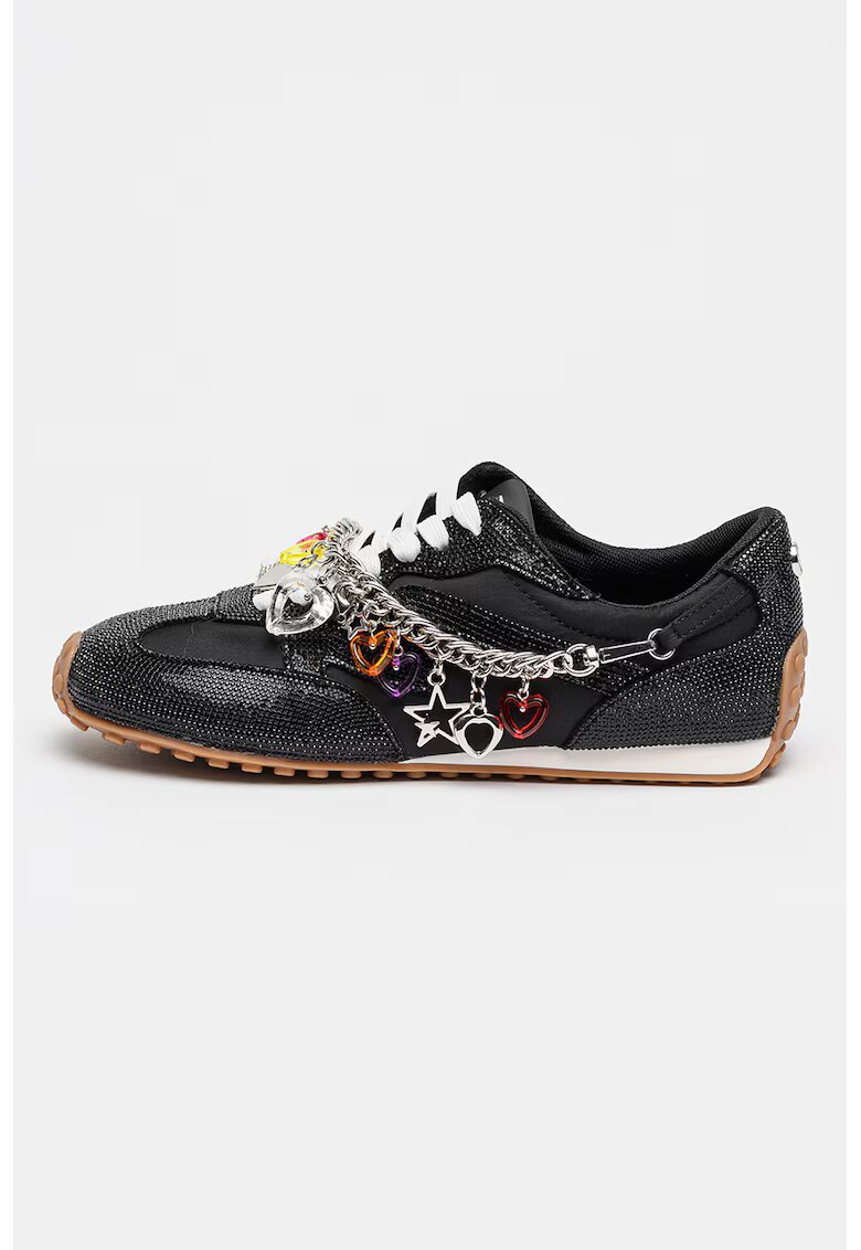 Steve Madden Спортни обувки Comeos-R от еко кожа с текстил - Черен