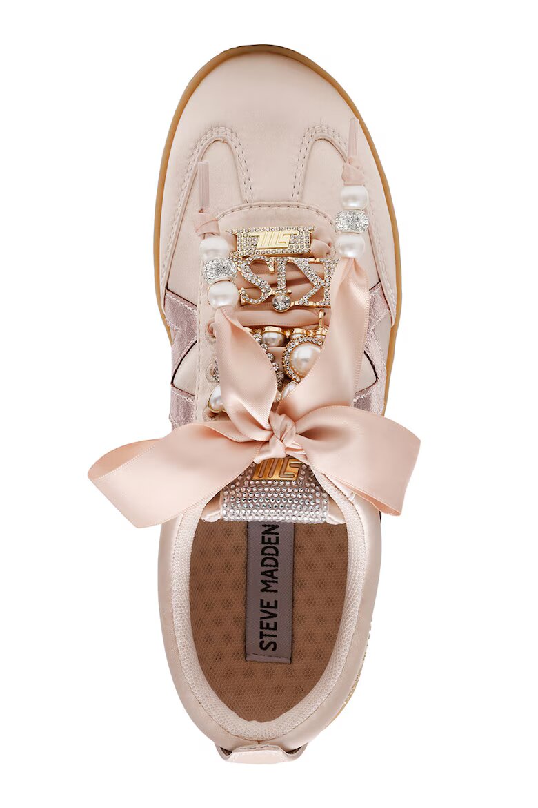 Steve Madden Спортни обувки Degree със сатиниран ефект Пастелнорозов
