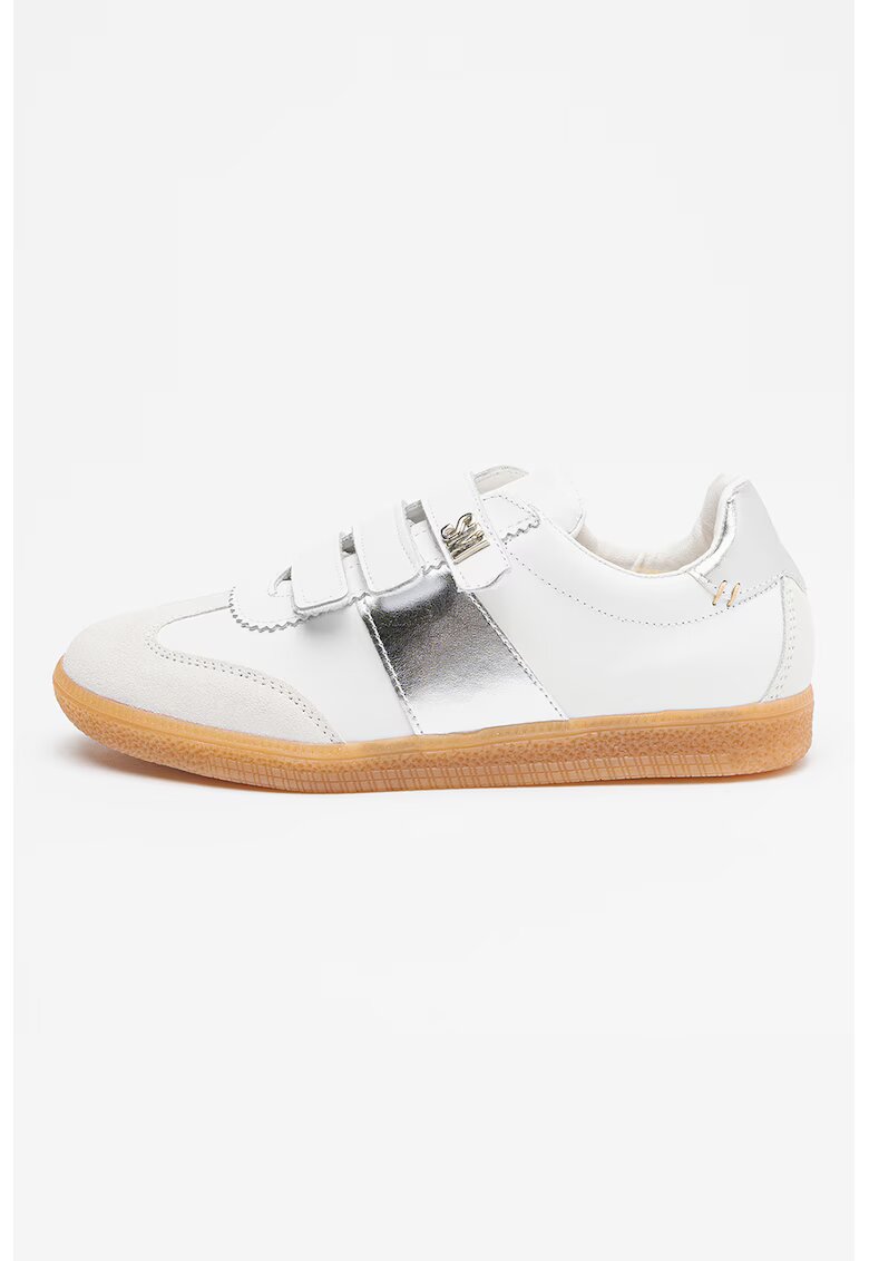 Steve Madden Спортни обувки Eileen с велкро - Бял/Сребрист