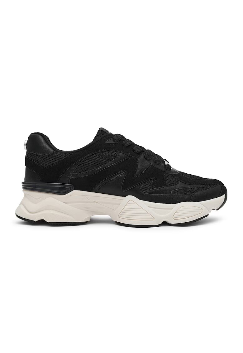 Steve Madden Спортни обувки Speeder с връзки - Черен