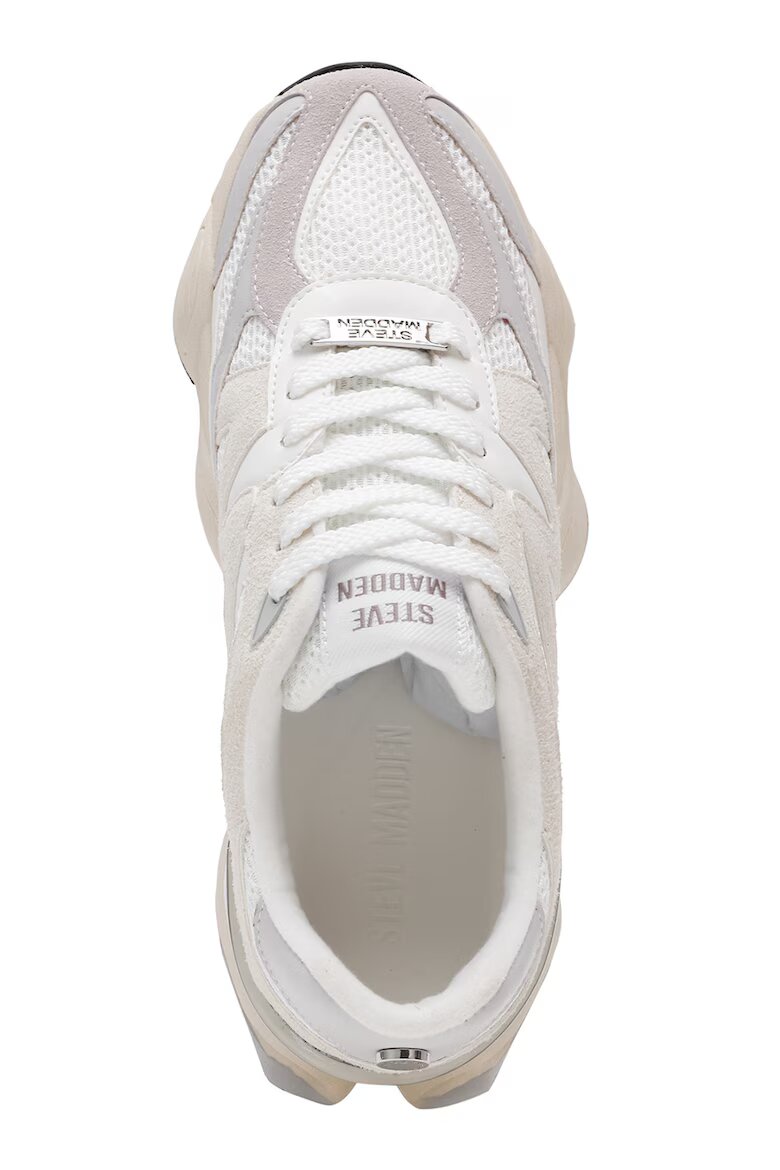 Steve Madden Спортни обувки Speeder с връзки Мръснобял
