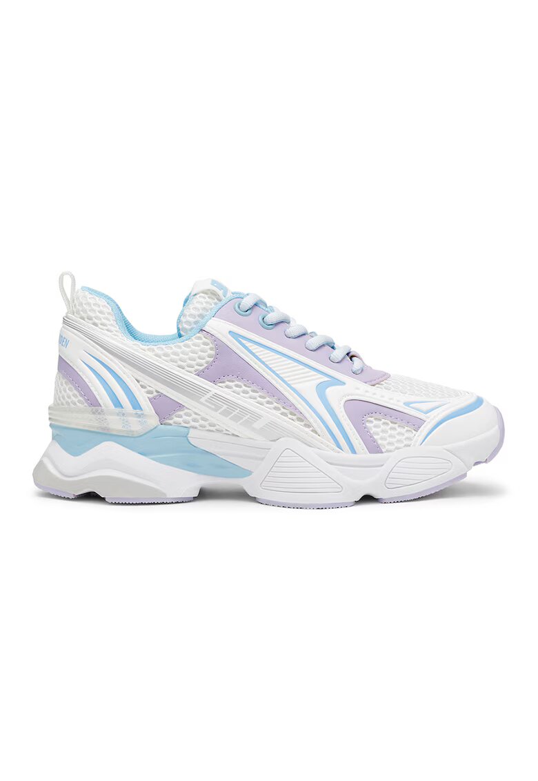 Steve Madden Спортни обувки Speedster-E с нисък профил - Пастелносин/Бледа лила/Бял