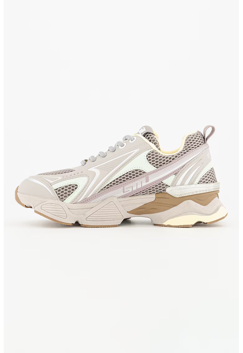 Steve Madden Спортни обувки Speedster-E с нисък профил - Черен/Мръснобял