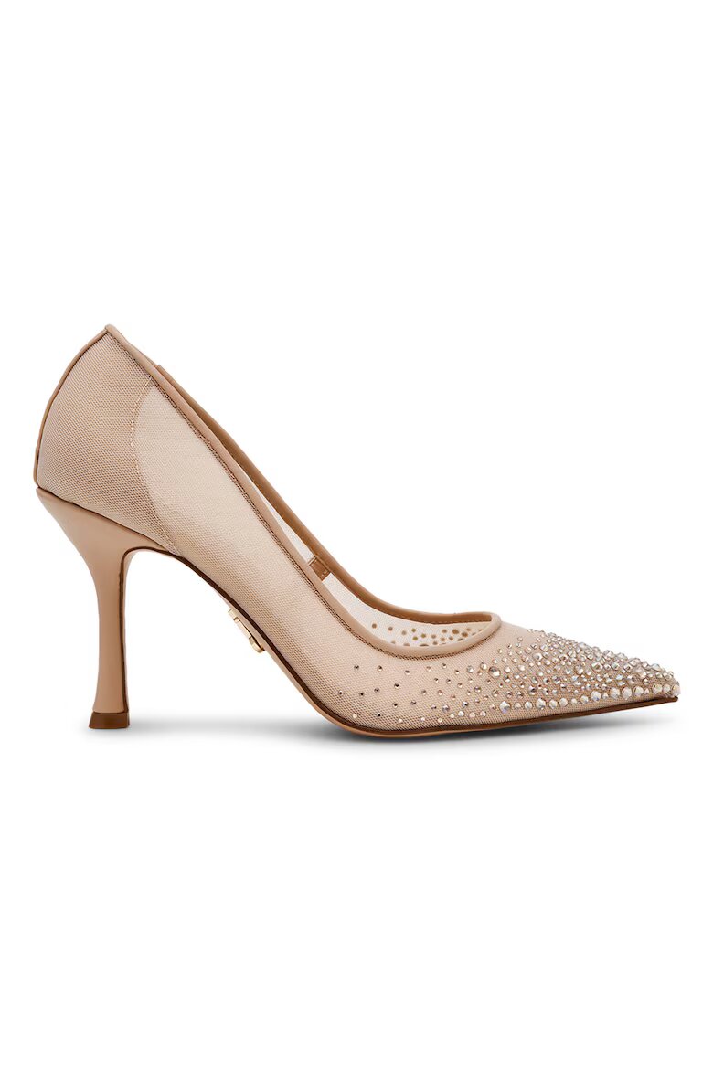 Steve Madden Текстилни обувки Chantelle с декоративни камъни Крем