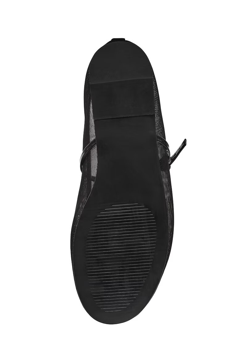 Steve Madden Текстилни пантофки с тока Черен/Прозрачен