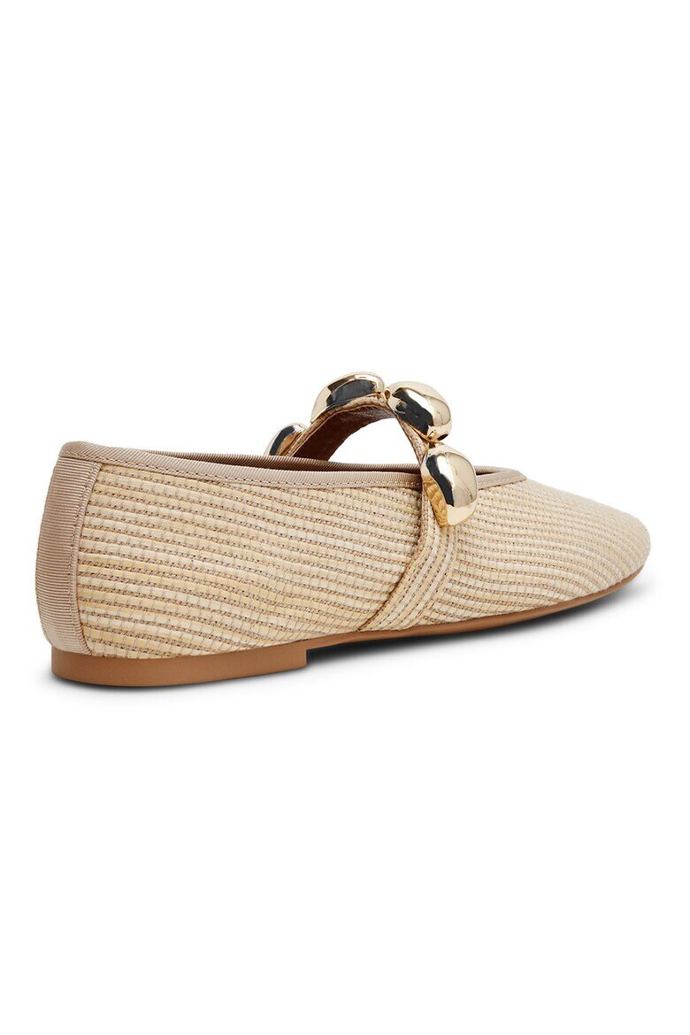 Steve Madden Текстилни пантофки Златист/Бежов