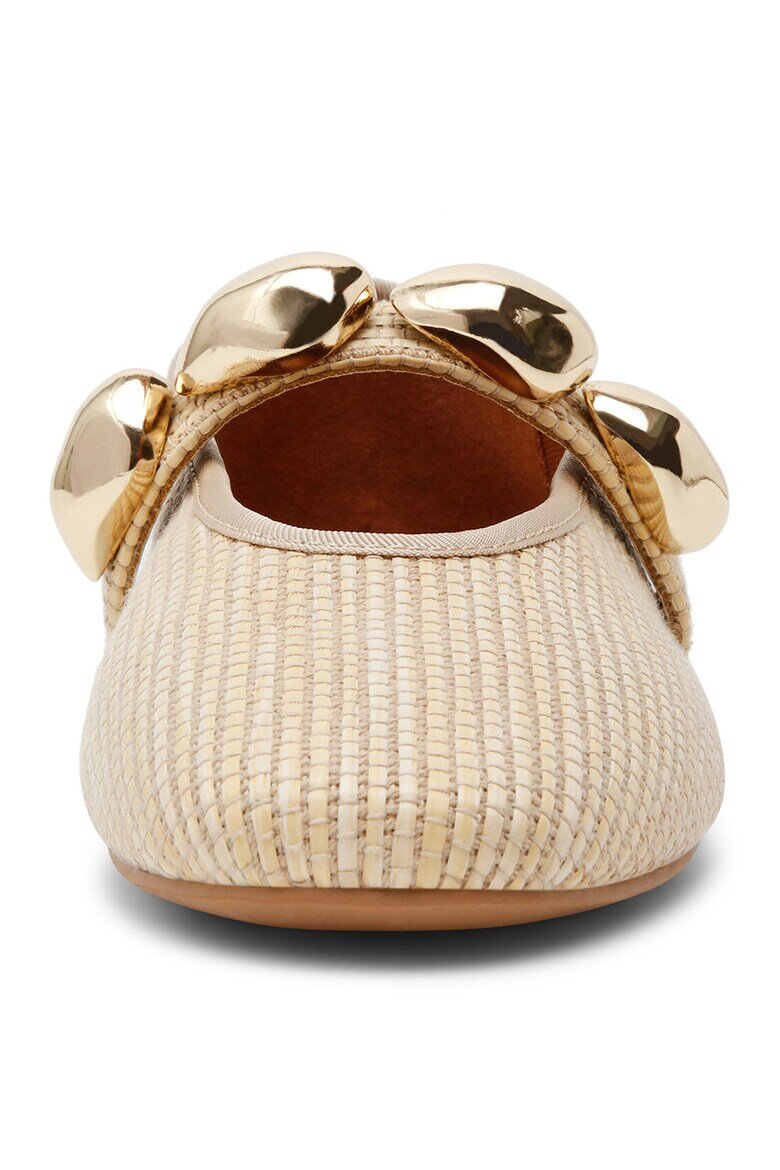 Steve Madden Текстилни пантофки Златист/Бежов