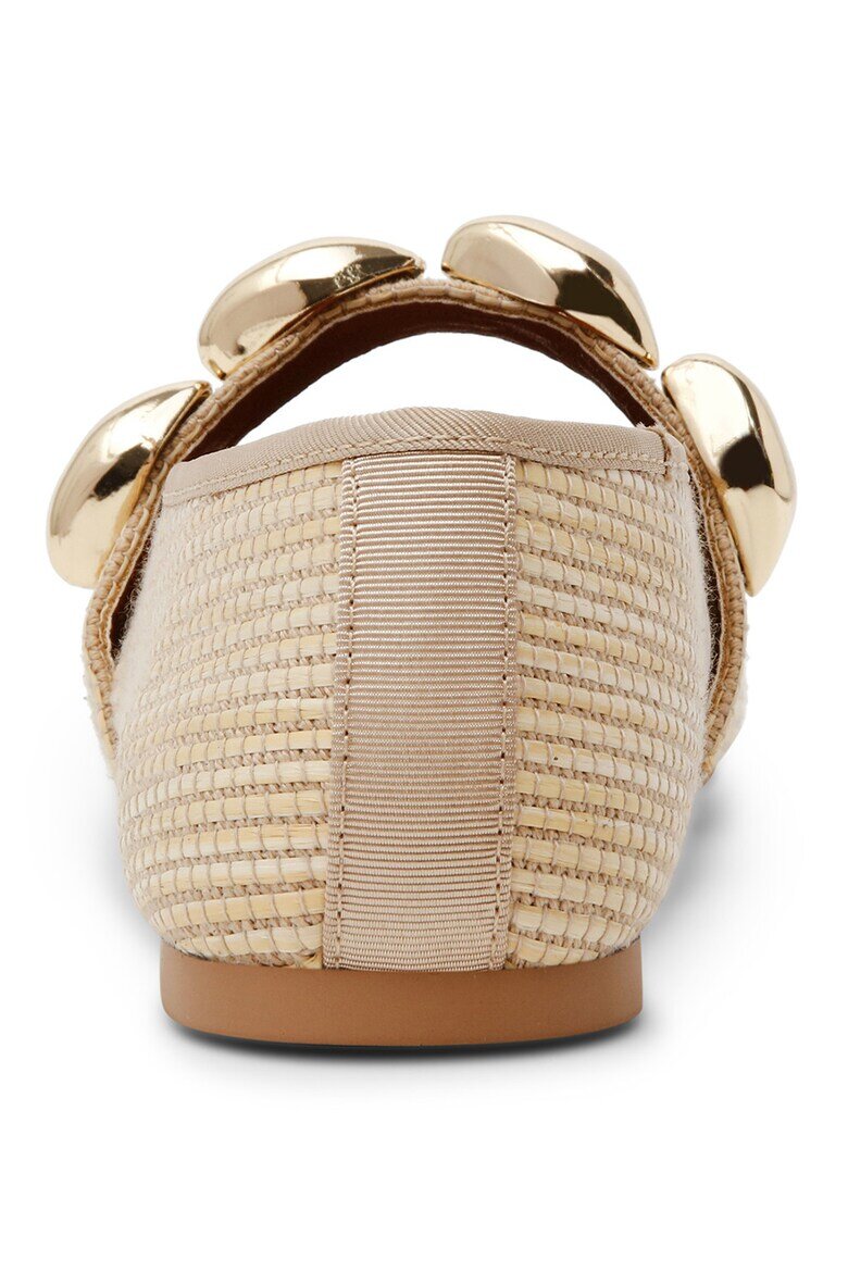 Steve Madden Текстилни пантофки Златист/Бежов